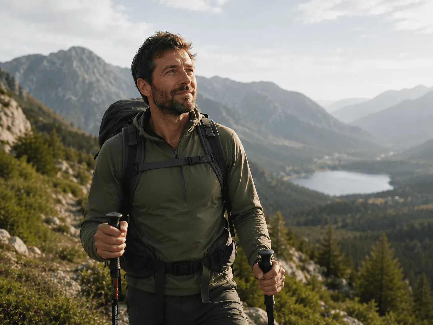 Portrait of a Trova guest sharing an outdoor adventure testimonial.