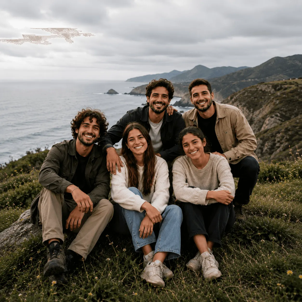 Hikers exploring a scenic trail with Trova guides and trip planning support.